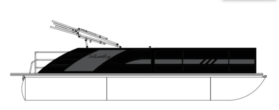 2026 Bentley Pontoons Elite 223 Swingback Bench 3/4 Tube