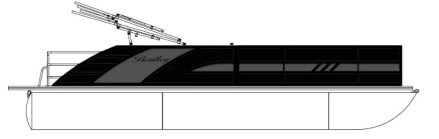 2026 Bentley Pontoons Elite 223 Swingback Bench 3/4 Tube