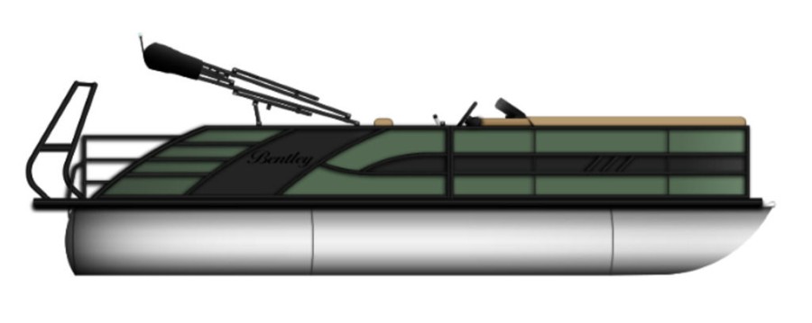 2026 Bentley Pontoons Elite 223 Swingback Bench Full Tube
