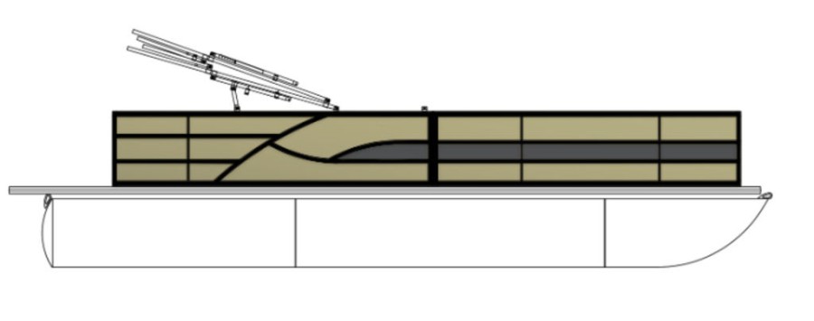 2026 Bentley Pontoons Legacy 223 Navigator 3/4 Tube