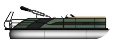 2026 Bentley Pontoons Elite 223 Swingback Bench Full Tube