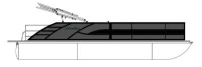 2026 Bentley Pontoons Elite 253 Swingback Dual Captain Full Tube